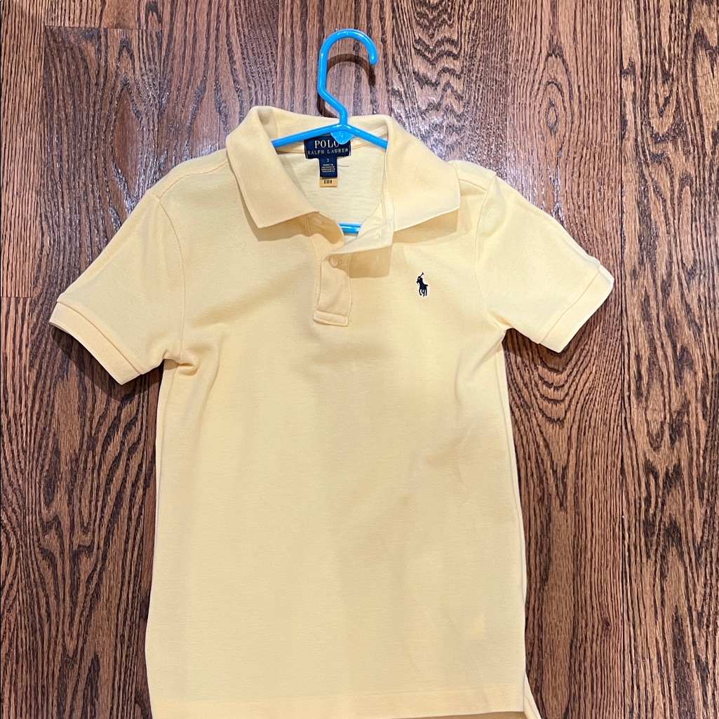 Polo By Ralph Lauren Light Yellow Kids Polo Shirt